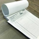 Carbonless NCR Forms Printing 3-Part 5.5"x8.5" 1-Side Grayscale