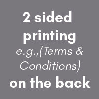 Carbonless NCR Forms Printing 2-Part 8.5"x14" 2-Side Full Colour - NCR Print Canada