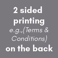 Carbonless NCR Forms Printing 2-Part 5.5"x8.5" 2-Side Full Colour - NCR Print Canada