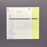 Carbonless NCR Forms Printing 2-Part 8.5"x11" 1-Side Grayscale - NCR Print Canada