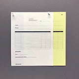 Carbonless NCR Forms Printing 2-Part 8.5"x11" 2-Side Grayscale - NCR Print Canada