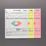 Carbonless NCR Forms Printing 3-Part 5.5"x8.5" 2-Side Full Colour - NCR Print Canada