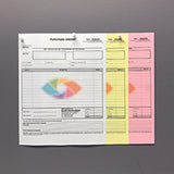 Carbonless NCR Forms Printing 3-Part 8.5"x11" 1-Side Full Colour - NCR Print Canada