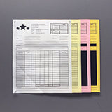 Carbonless NCR Forms Printing 4-Part 5.5"x8.5" 1-Side Grayscale - NCR Print Canada